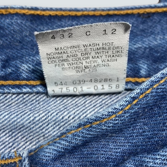 𝅺VINTAGE 80's Levis 501 Womens Mom High Rise Jeans Size 7 W 24” USA - Picture 12 of 16